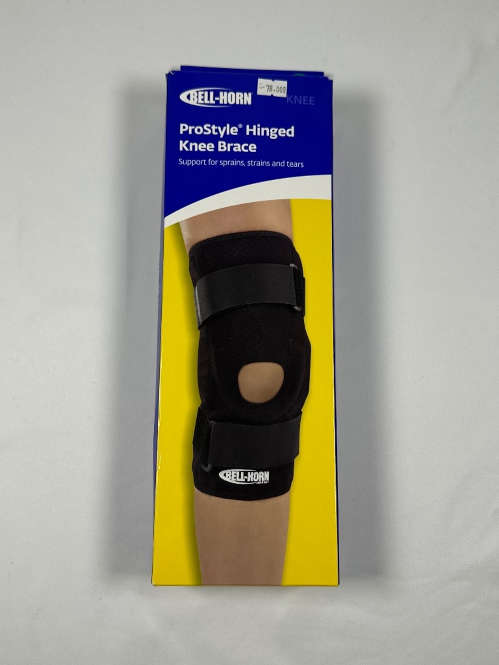 Prostyle Hinged Knee Support Brace Bell Horn Black Size Medium New In Box